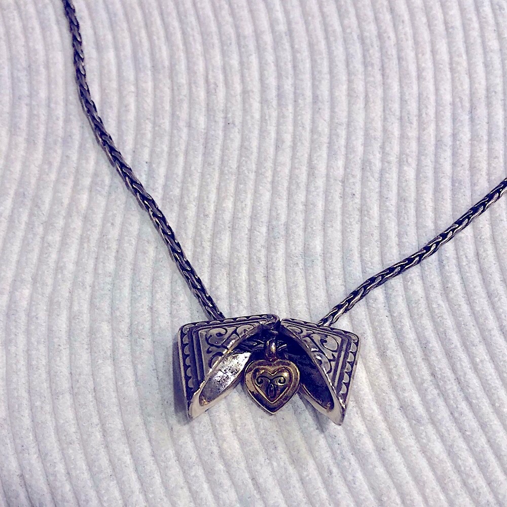 Brighton Silver Geometric Pendant Necklace